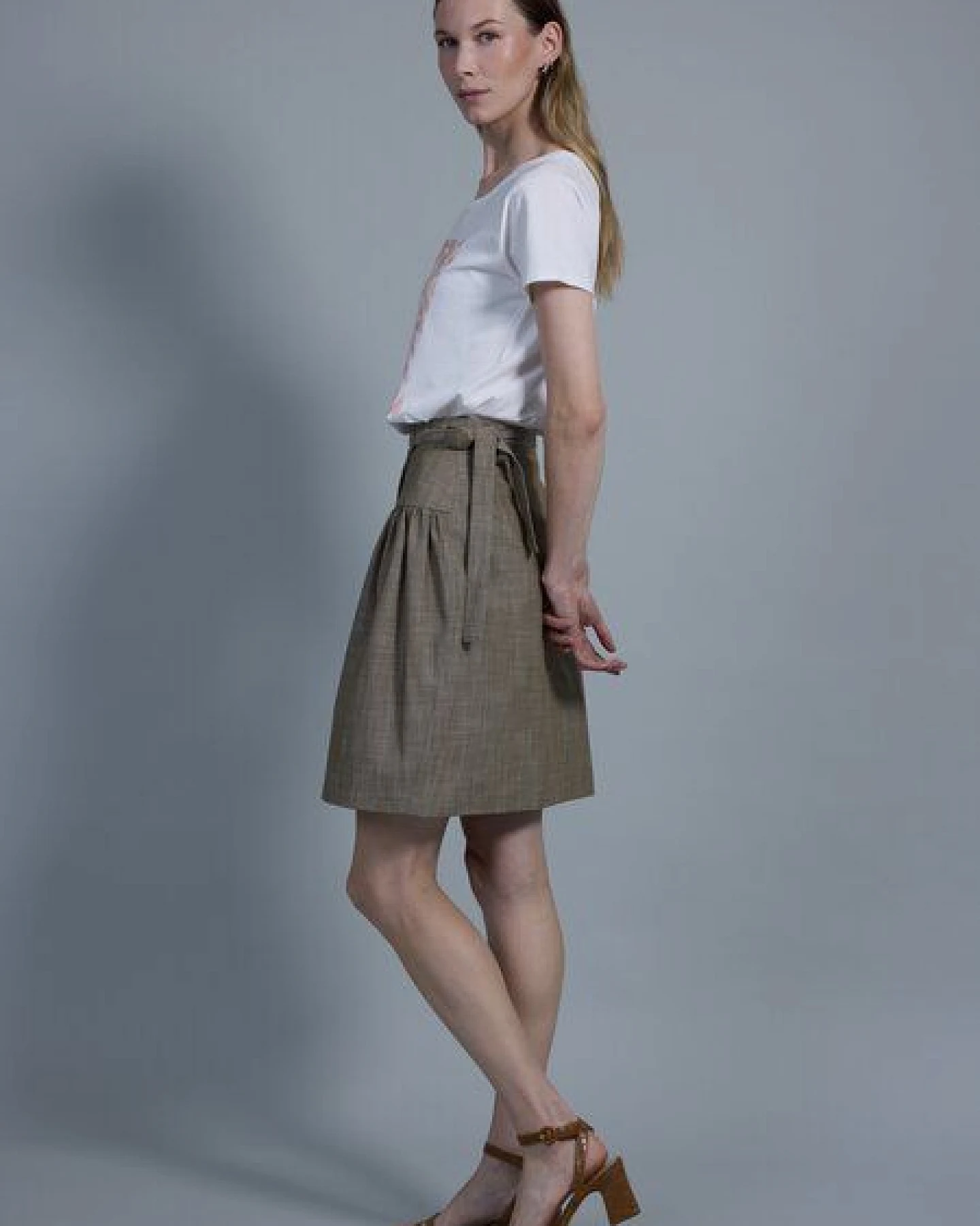 Susan's Fashion Wickelrock Cara aus leichtem Jeansstoff 100% Biobaumwolle – Ansicht 3