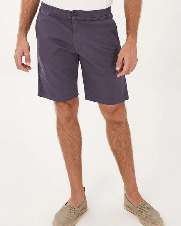 ORGANICATION Chino-Shorts aus Bio-Baumwolle mit elastischem Bund