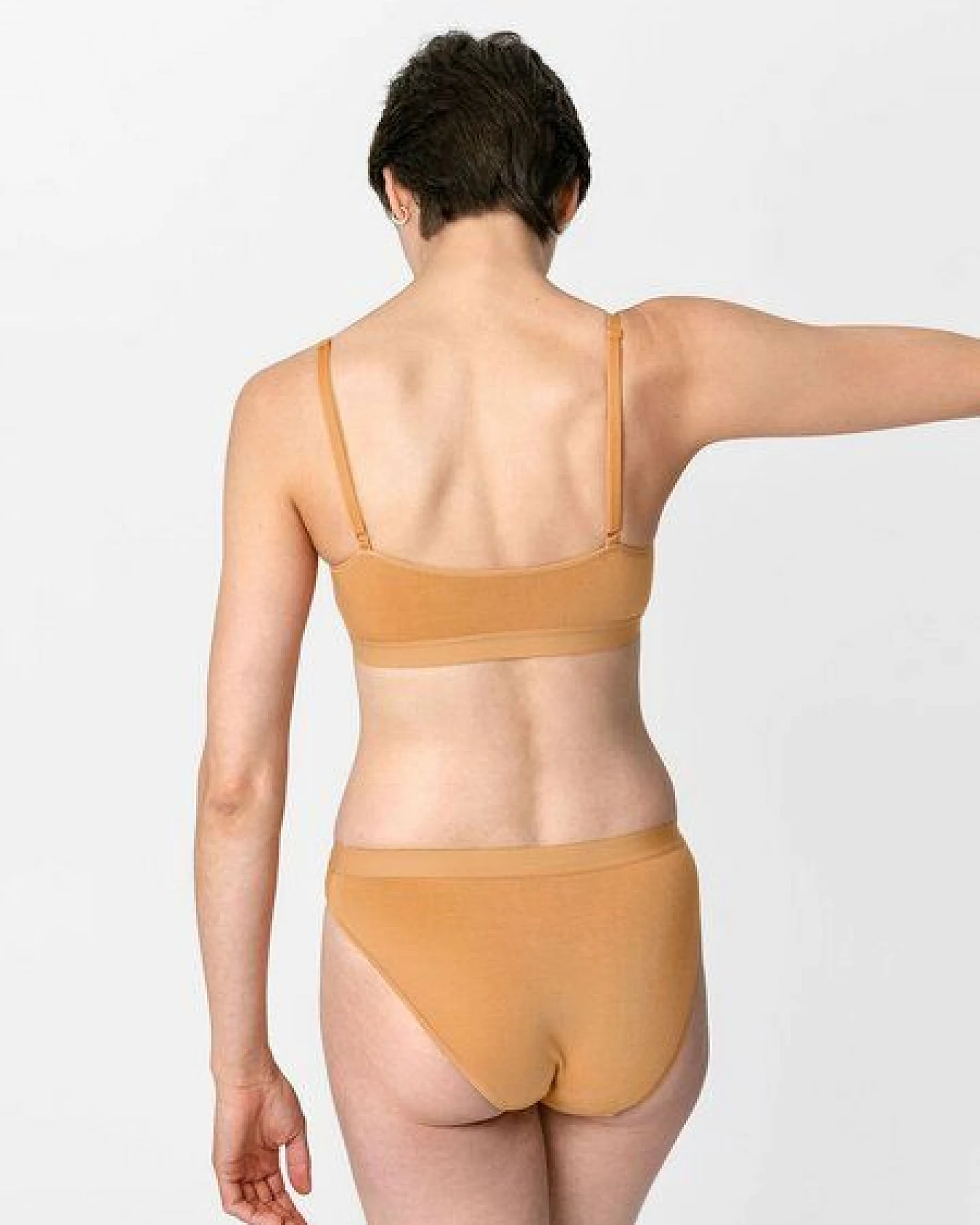 erlich textil Edith bügelloses Bustier aus weichem Modal, made in Europe – Ansicht 2