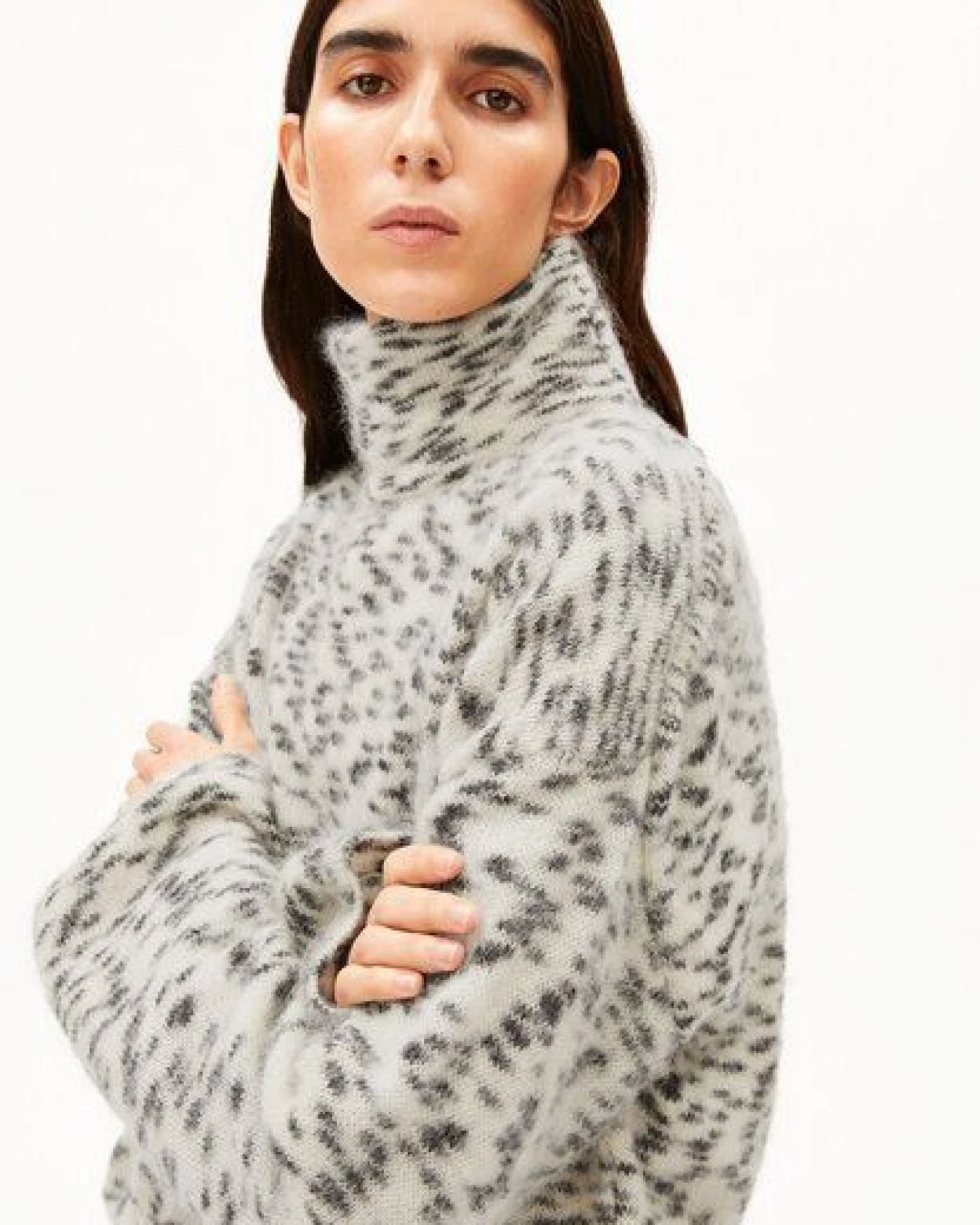ARMEDANGELS DOTS Damen Strickpullover aus Woll-Mohair-Mix – Ansicht 3
