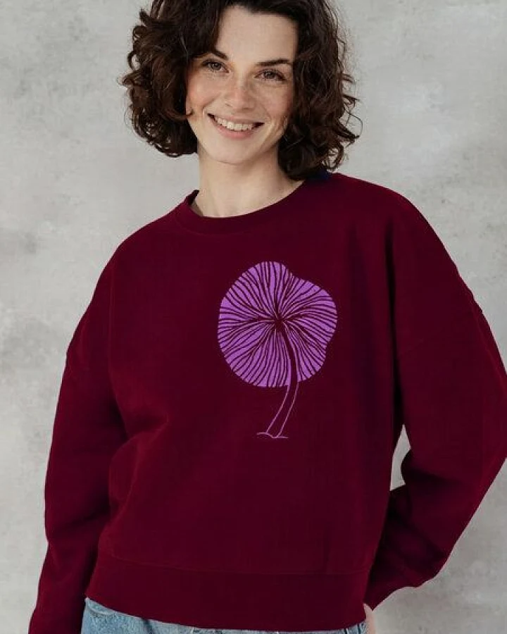 Kultgut Artdesign - Biofair- Pulloversweater im Boxistyle / Nature Umbrella