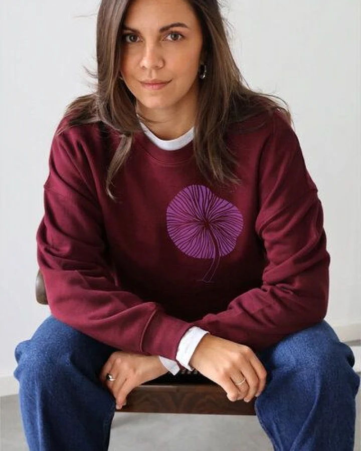 Kultgut Artdesign Boxy-Style Sweatpullover / Nature Umbrella