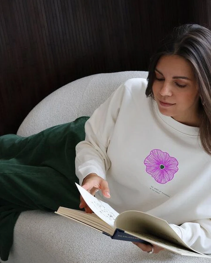 Kultgut Artdesign - Supersoft Sweatpullover / The Secret of Mushrooms