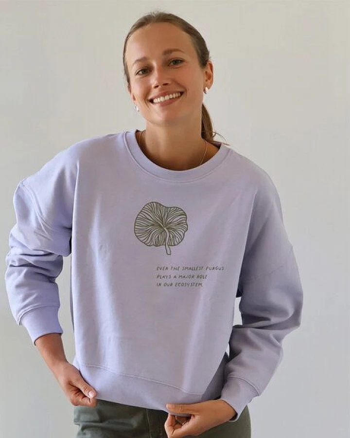 Kultgut Artdesign- Biofair- Pulloversweater im Boxistyle / Fungus