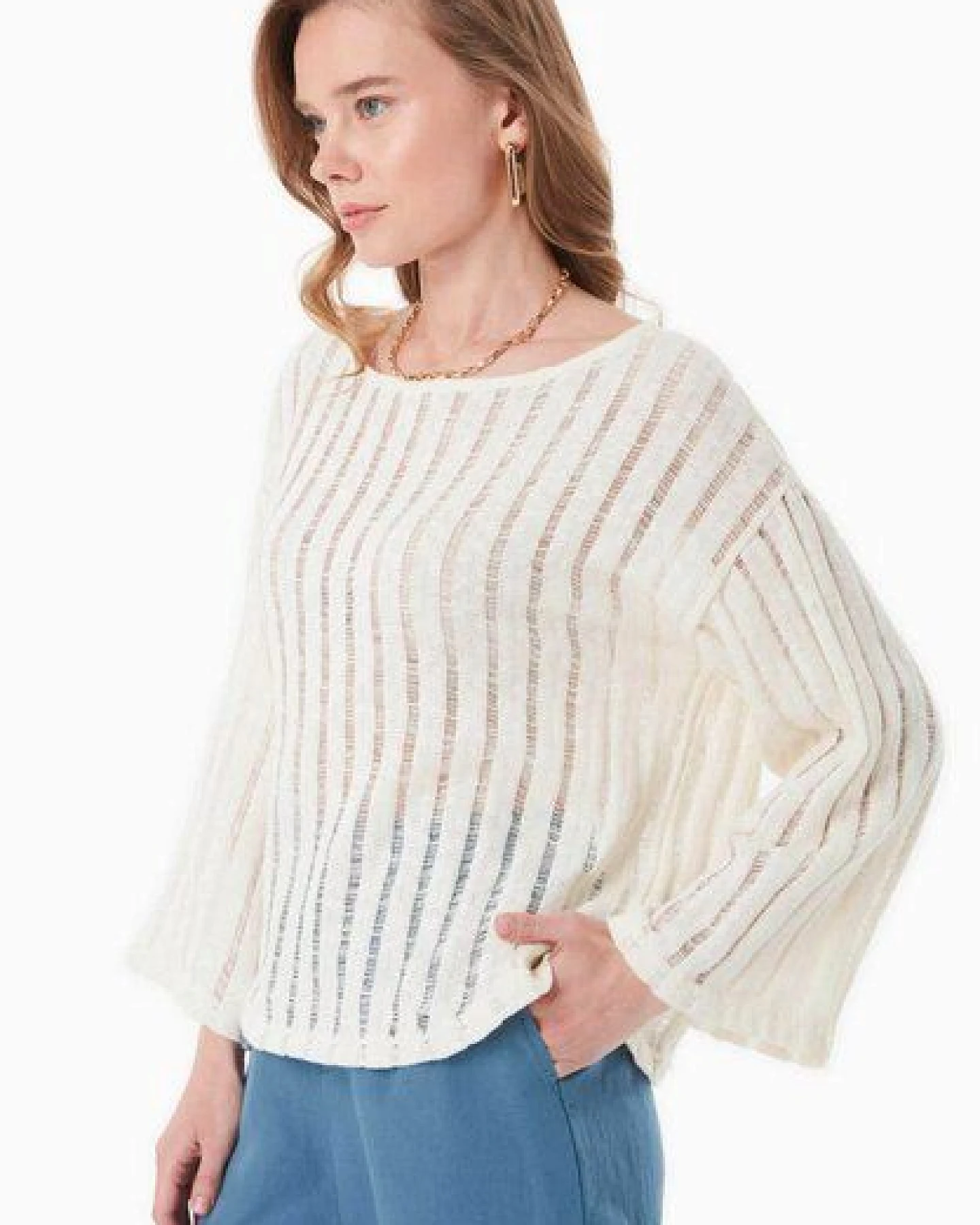 ORGANICATION Bluse aus Bio-Baumwolle – Ansicht 3