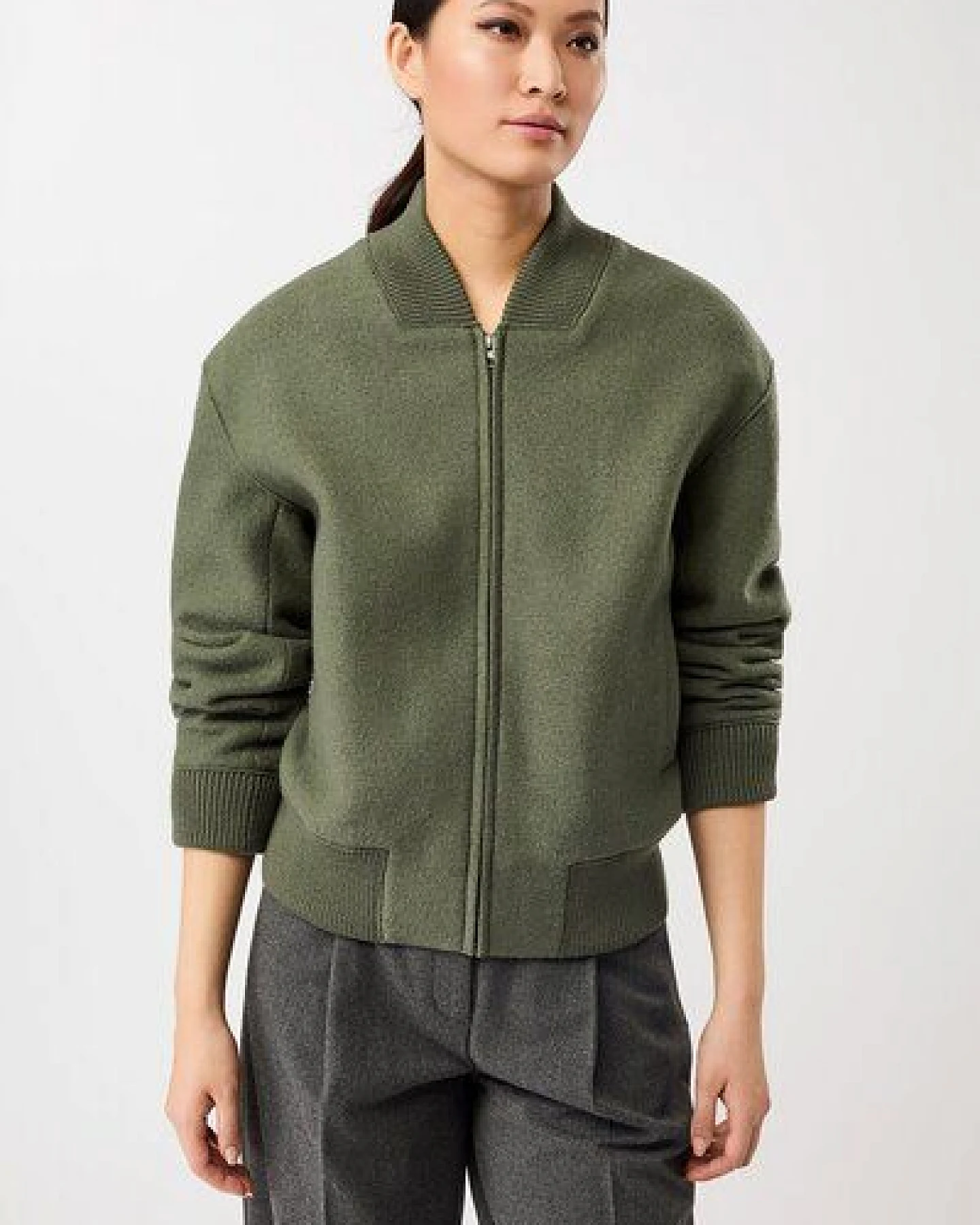LangerChen 90er Bomber Style mit Rippe – Ansicht 3