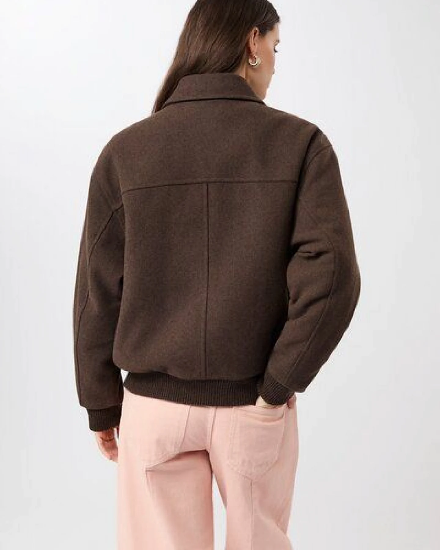 LangerChen Blouson Style aus recycelter Wolle – Ansicht 3