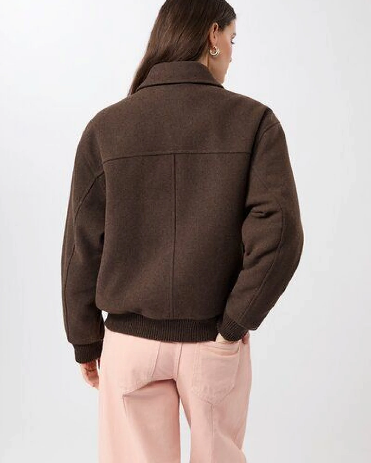 LangerChen Blouson Style aus recycelter Wolle – Ansicht 2