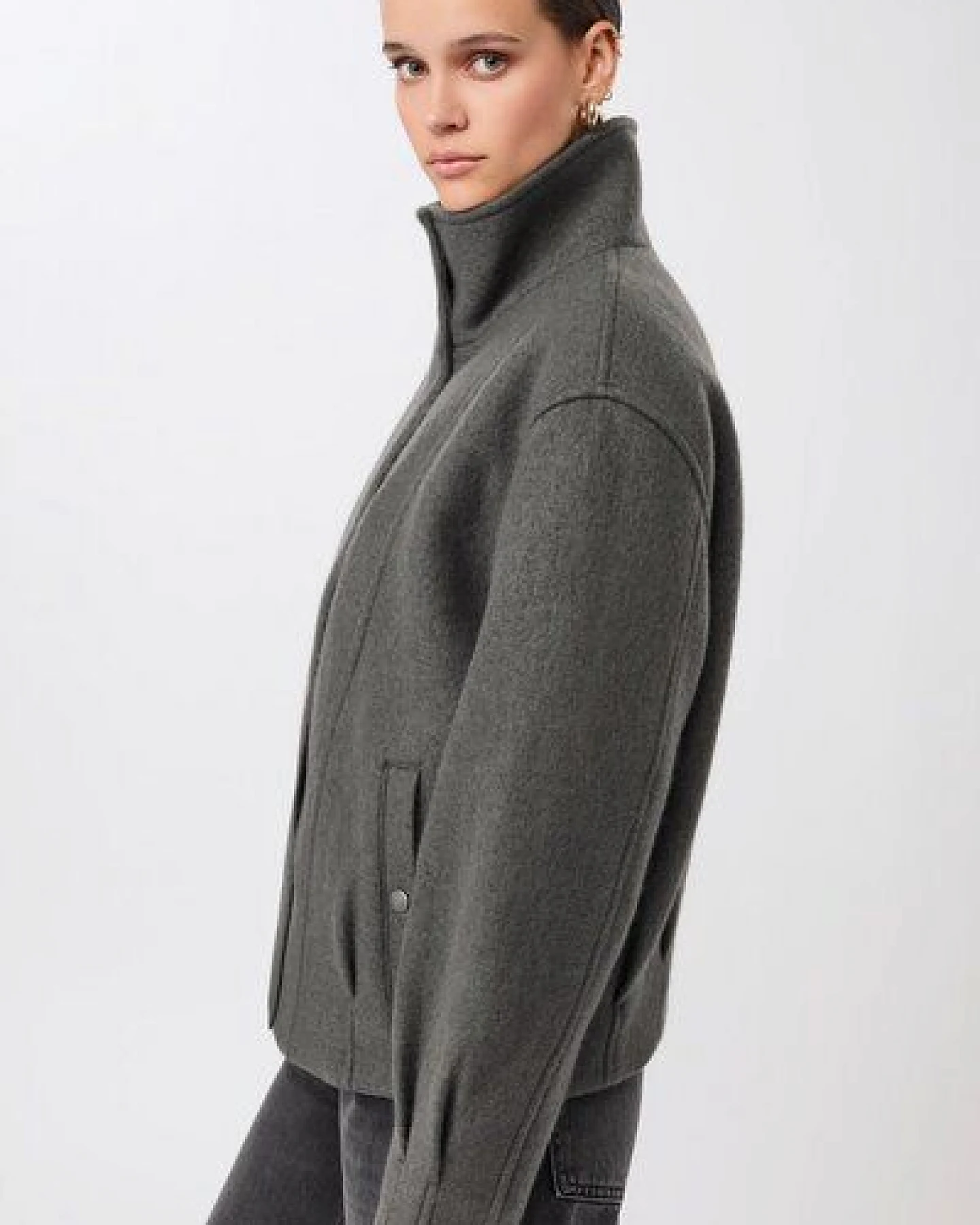 LangerChen Oversize Blouson wattiert – Ansicht 2