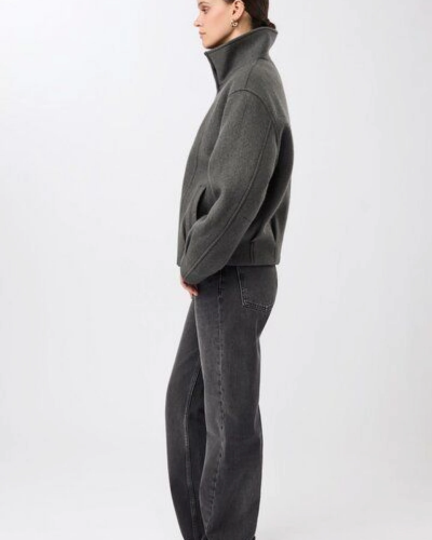 LangerChen Oversize Blouson wattiert – Ansicht 4