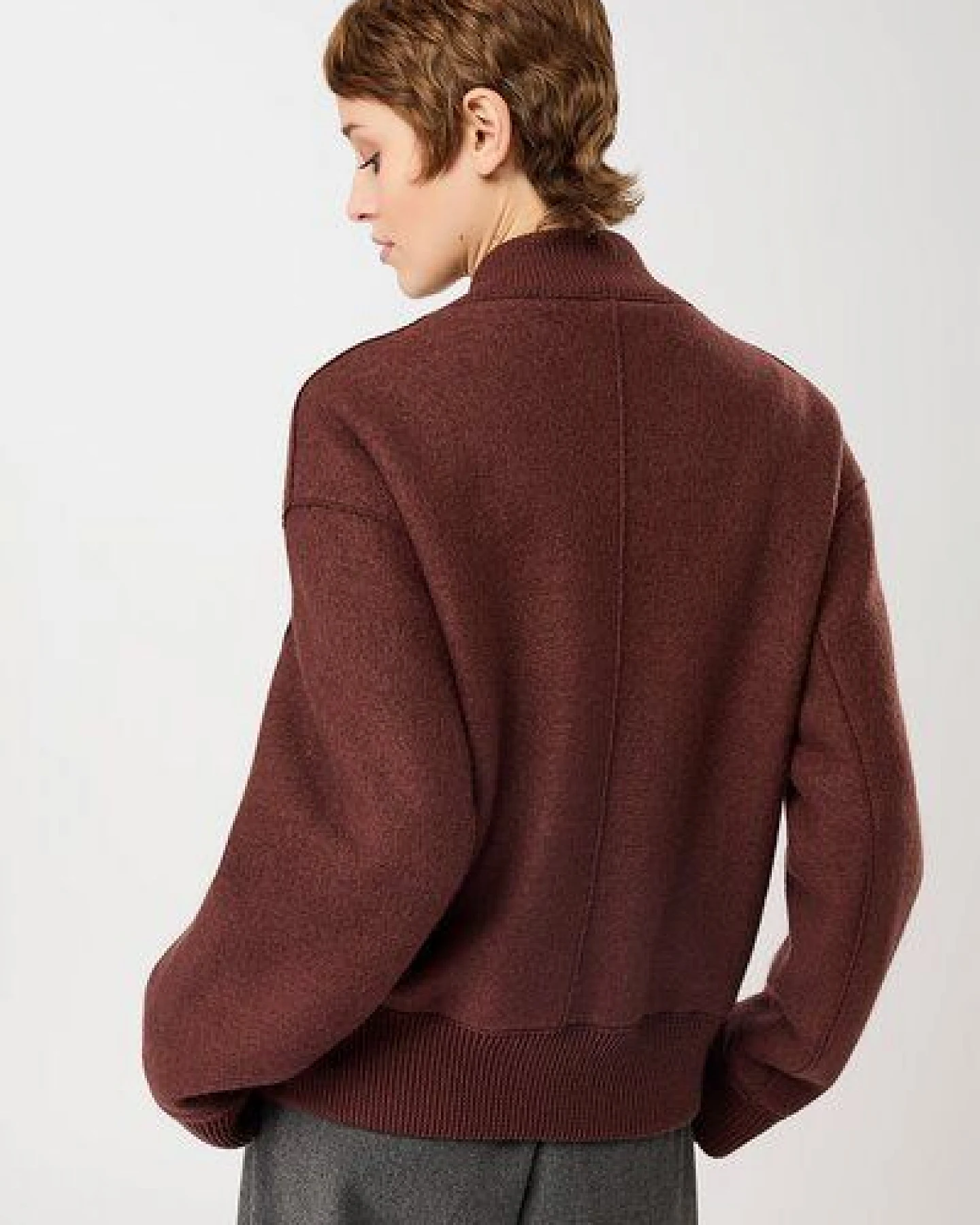 LangerChen 90er Bomber Style mit Rippe – Ansicht 2