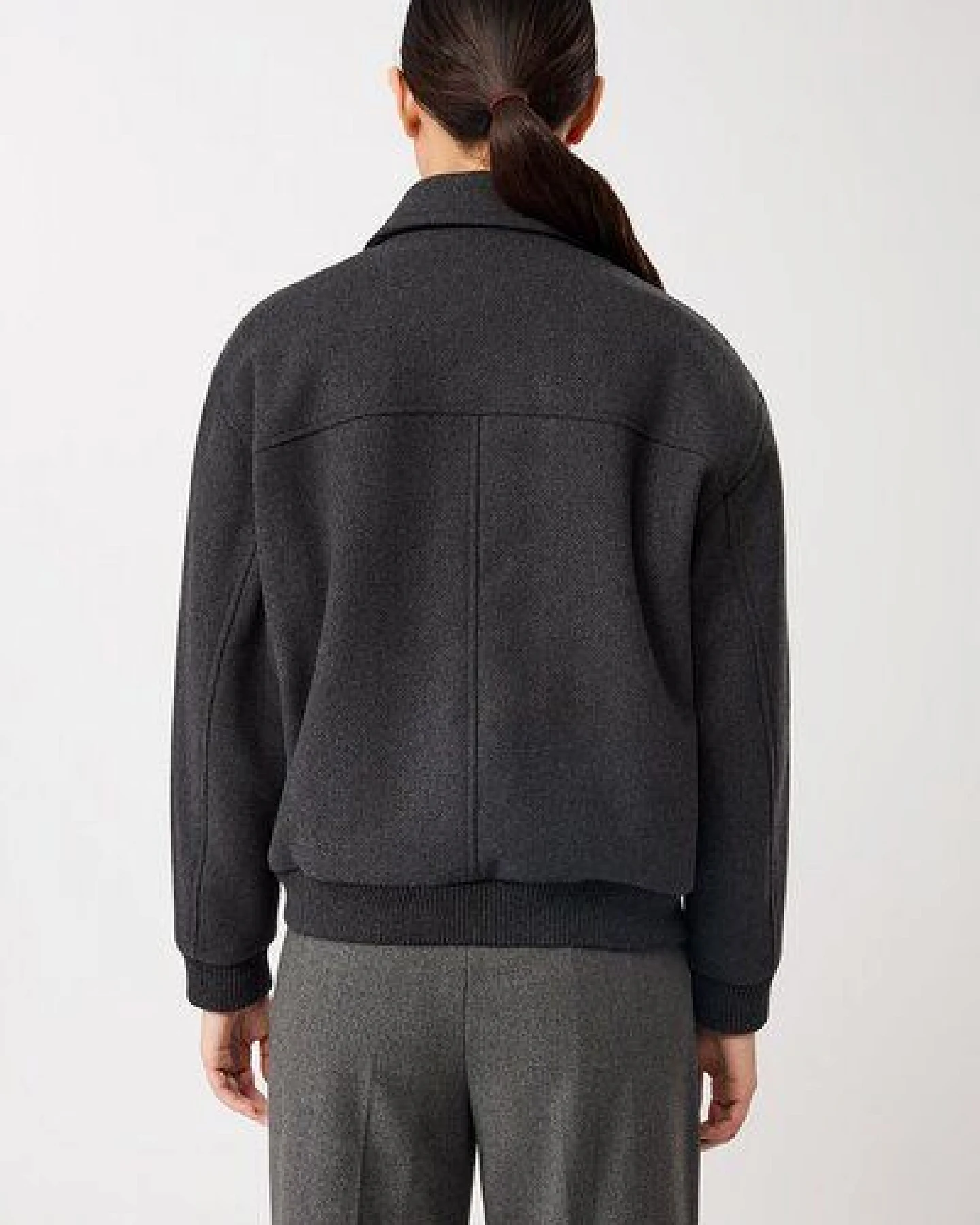 LangerChen Blouson Style aus recycelter Wolle – Ansicht 3
