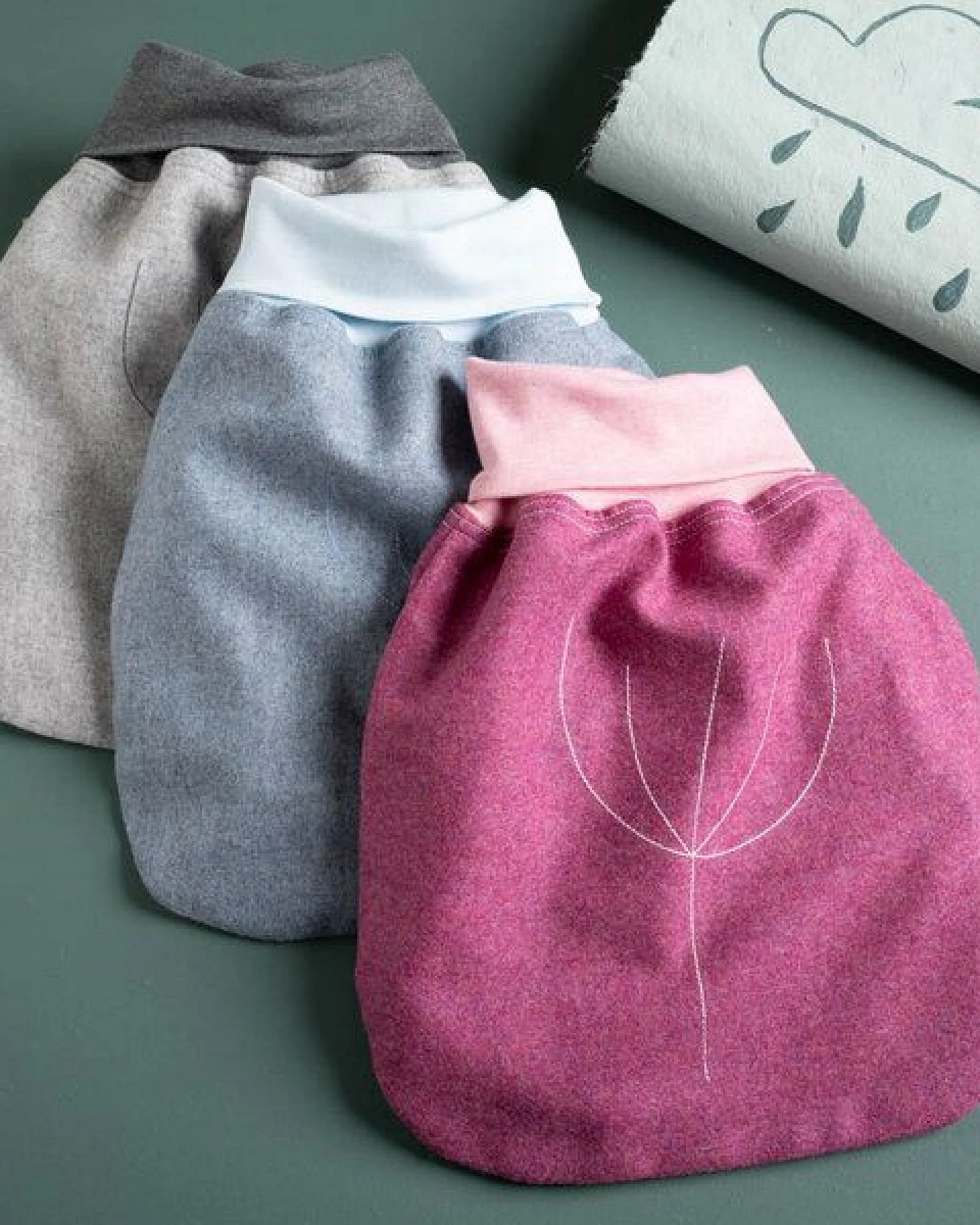 nahtur-design Strampelsack aus 100% Merinowolle – Ansicht 2