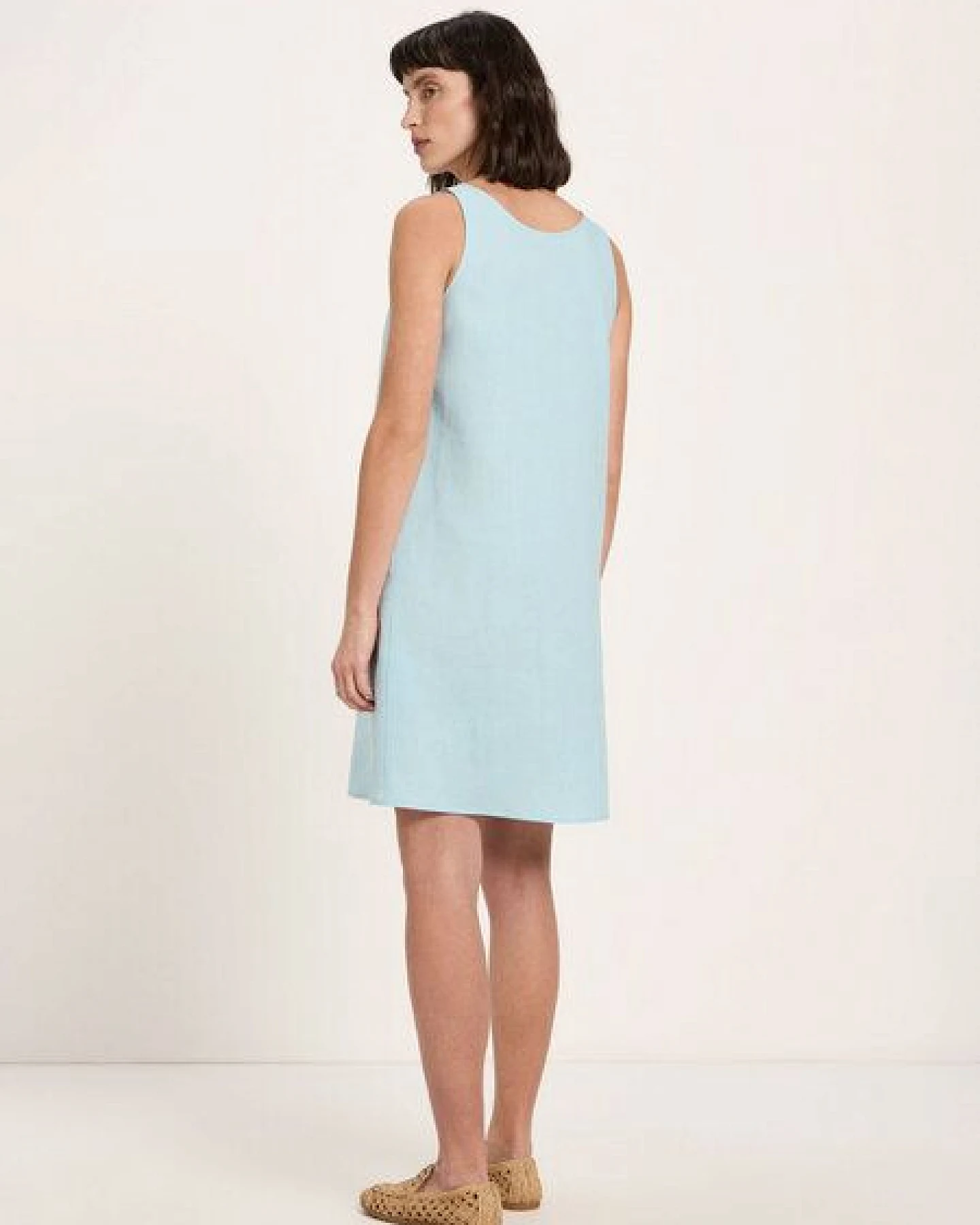 LANIUS Kleid (GOTS) aus Leinen – Ansicht 3