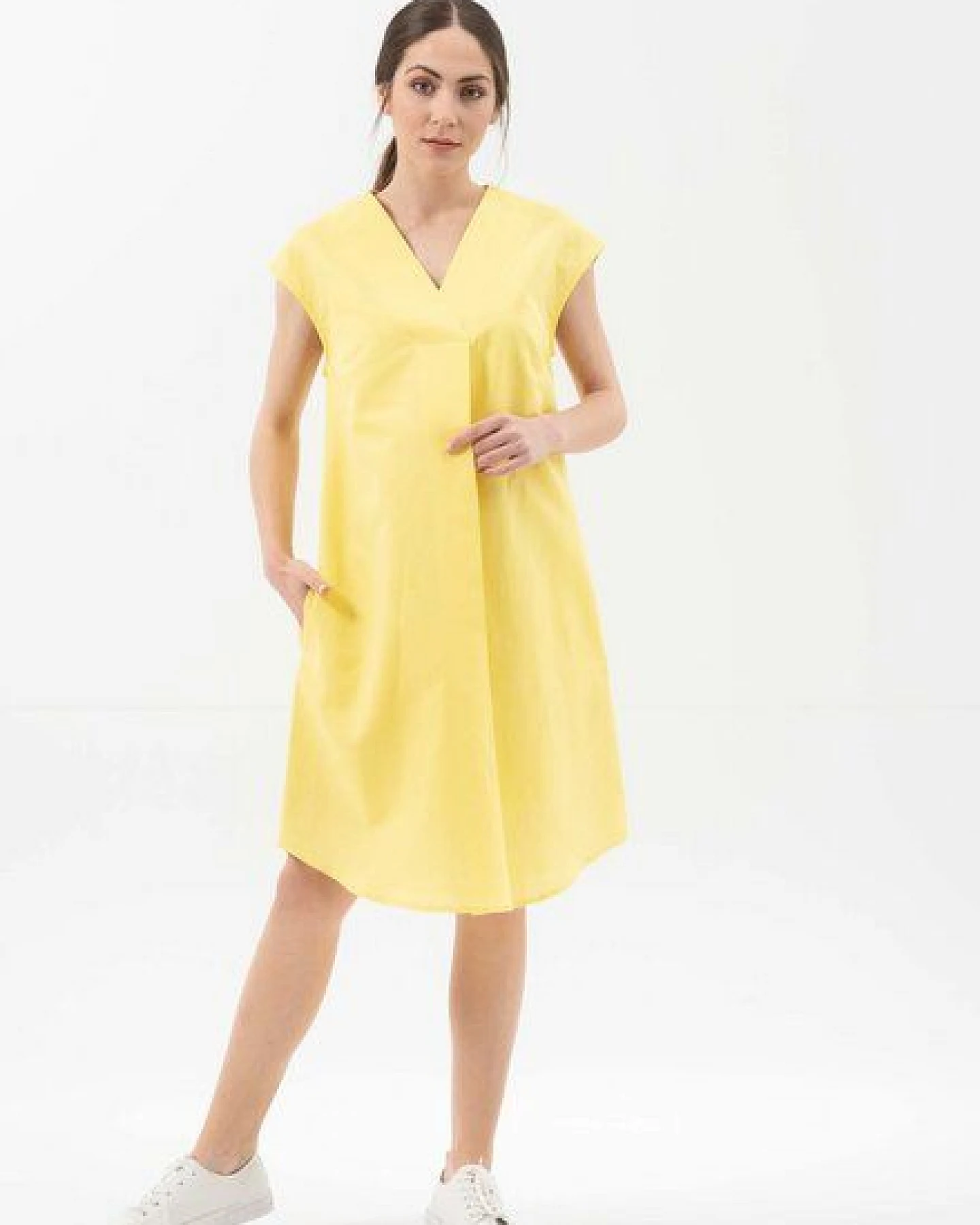 ORGANICATION Kleid aus Leinen mit Bio-Baumwolle – Ansicht 2