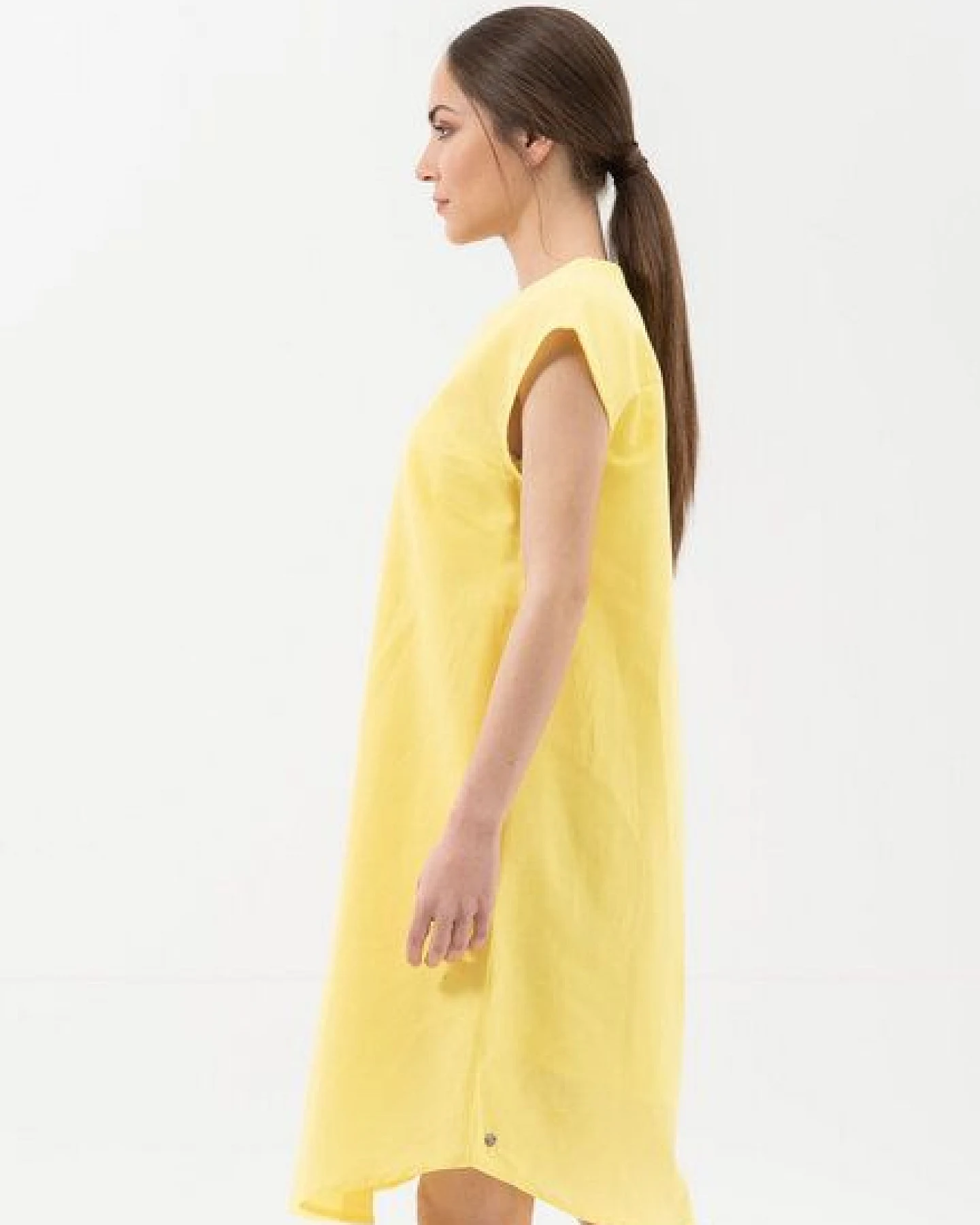 ORGANICATION Kleid aus Leinen mit Bio-Baumwolle – Ansicht 3