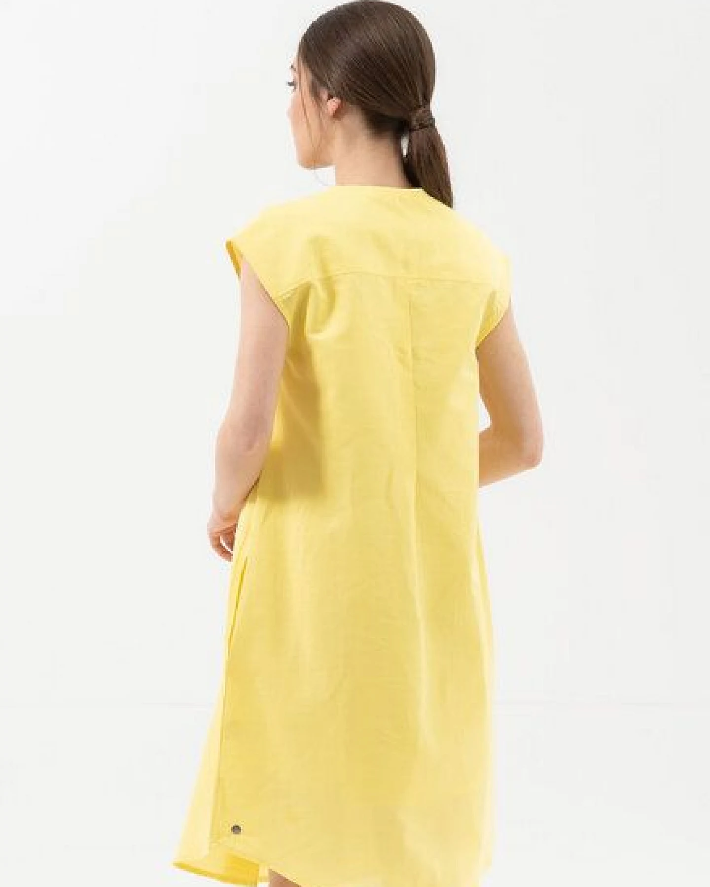 ORGANICATION Kleid aus Leinen mit Bio-Baumwolle – Ansicht 4