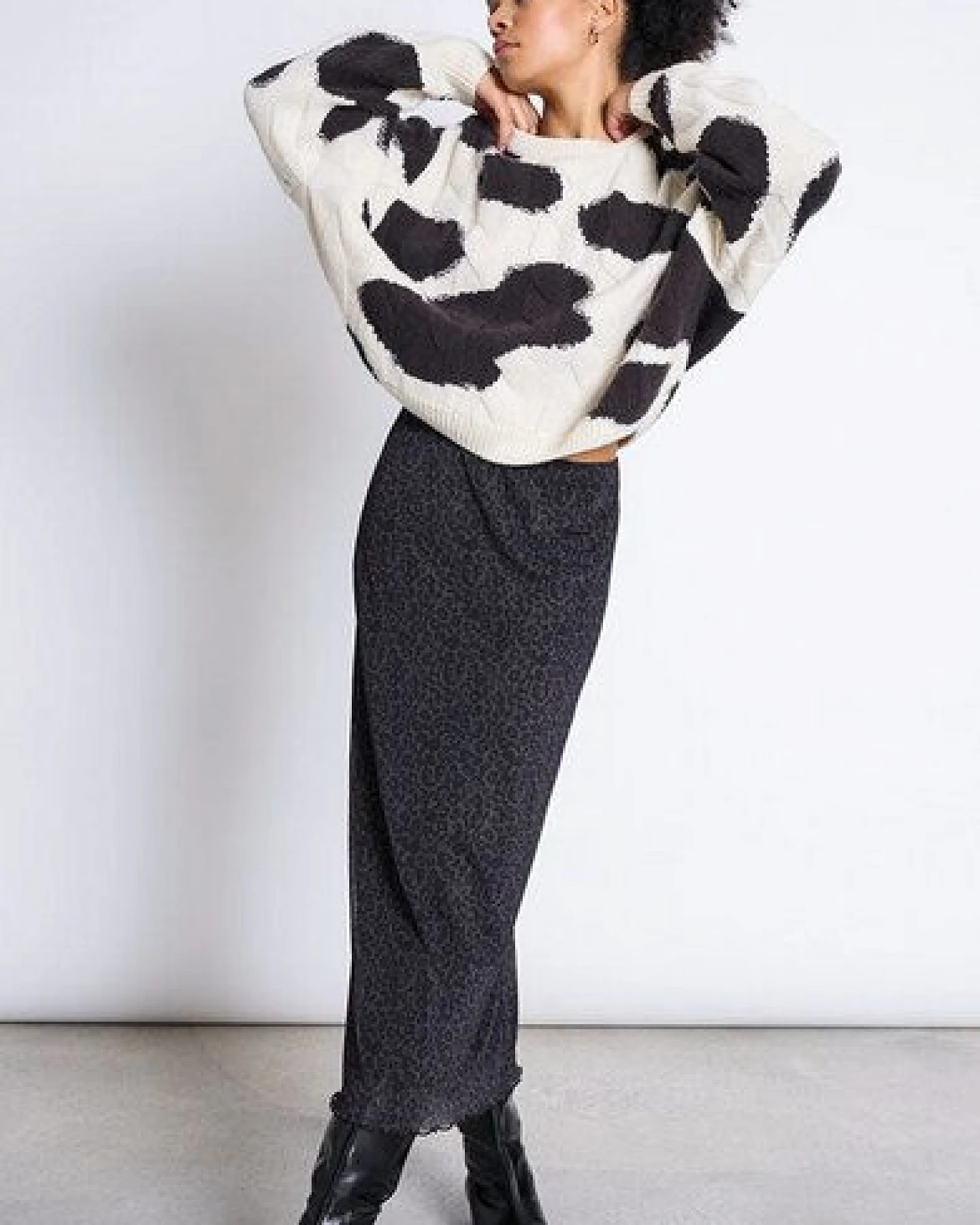 JAN N JUNE Damen Rock - Smuk Leo Print Skirt – Ansicht 2
