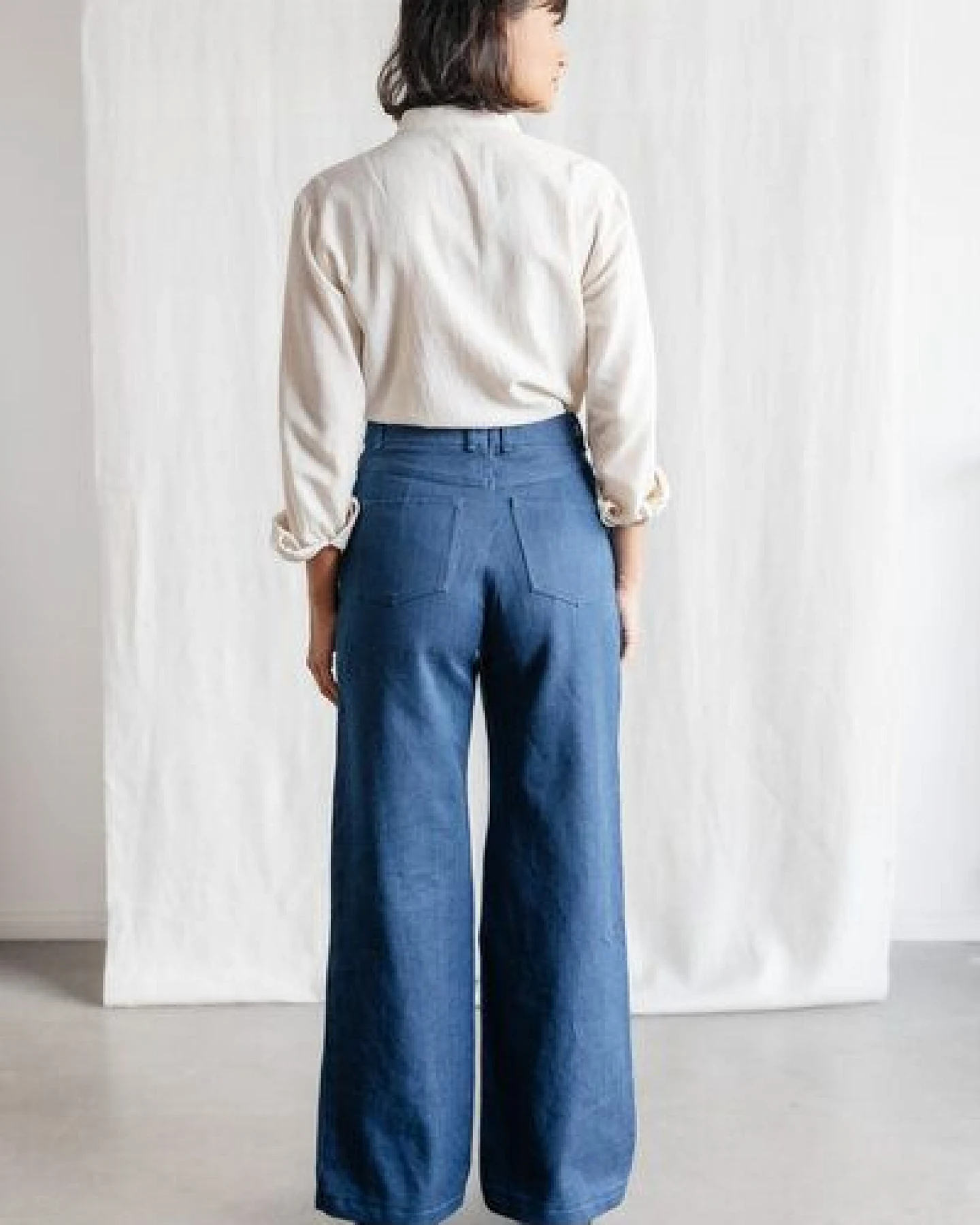 Jyoti - Fair Works Bio-Baumwolldenim Hose Tushar – Ansicht 3