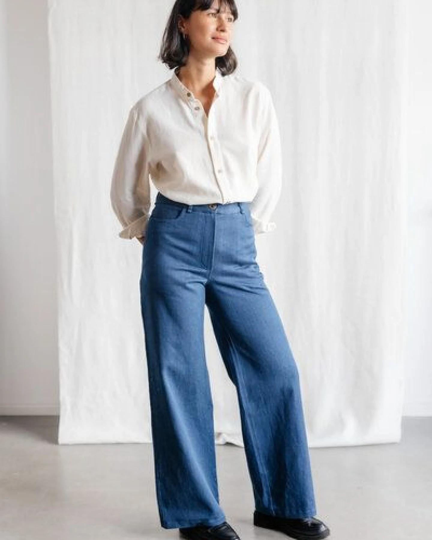 Jyoti - Fair Works Bio-Baumwolldenim Hose Tushar – Ansicht 4