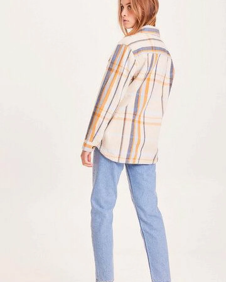 KnowledgeCotton Apparel Overshirt - Lillian - aus Bio-Baumwolle