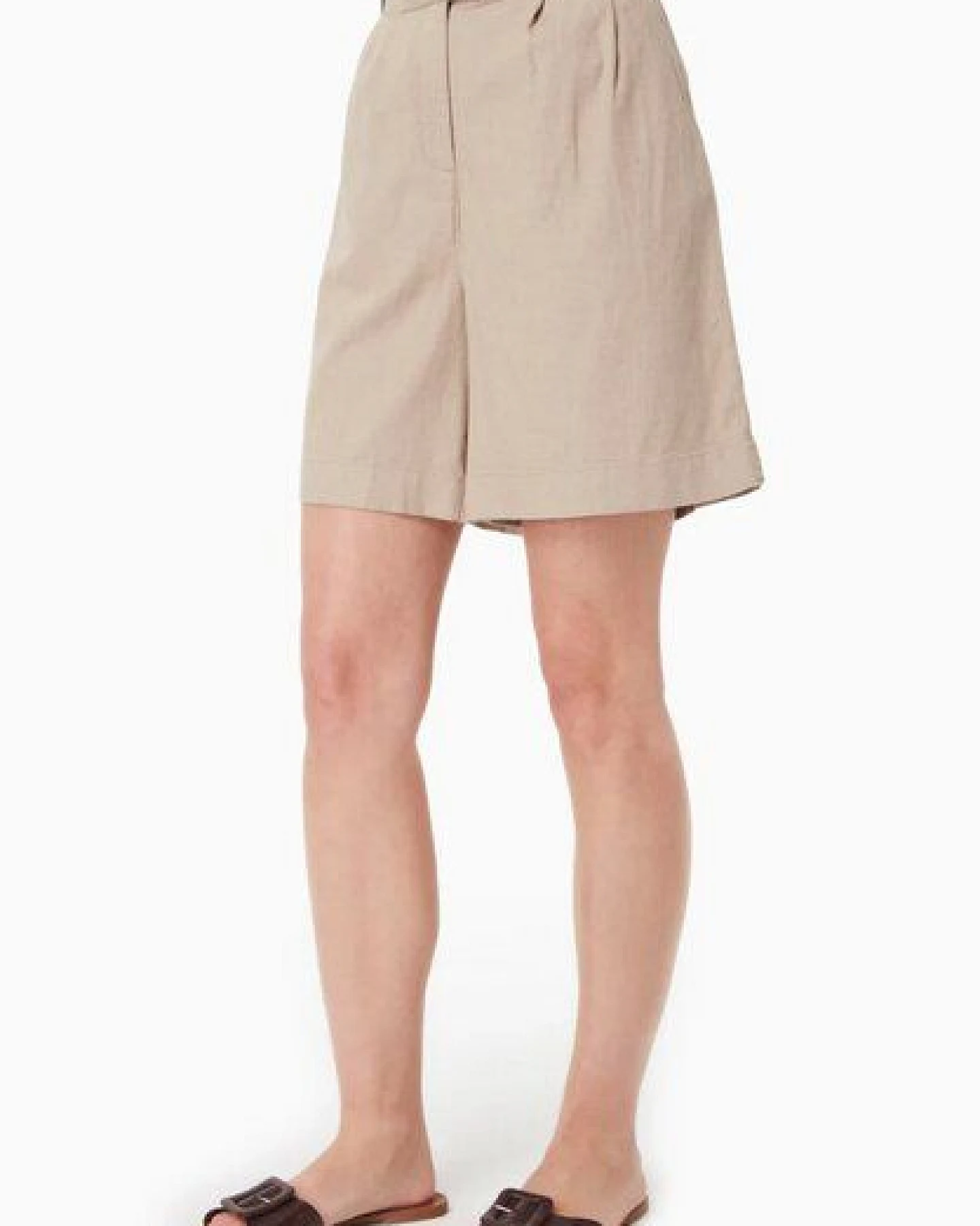 ORGANICATION Shorts aus LENZING ECOVERO und Leinen – Ansicht 3