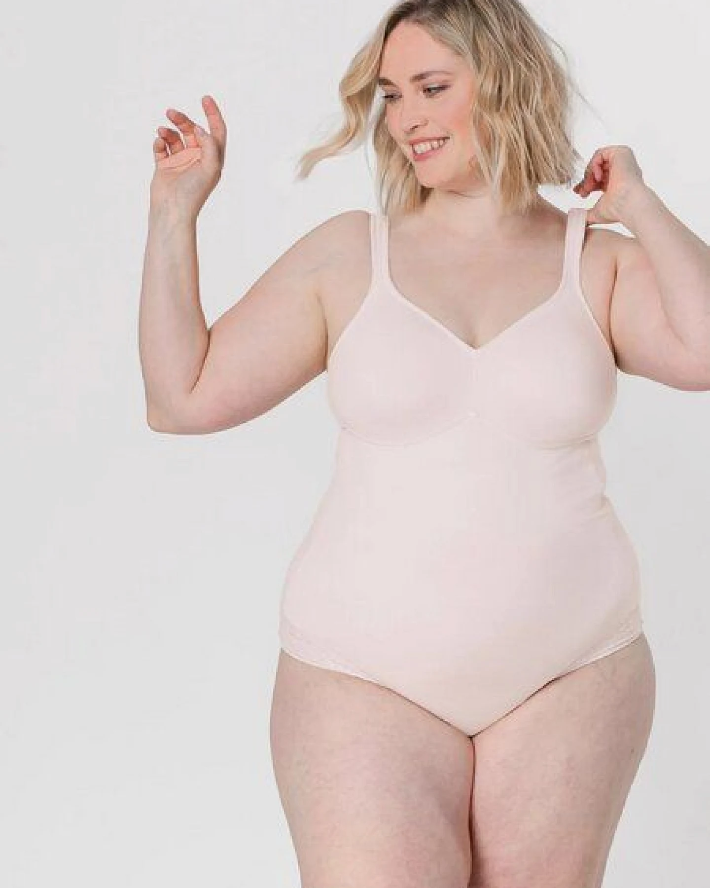 erlich textil Magdalena Body mit Spitze und Baumwolle, made in Europe – Ansicht 4