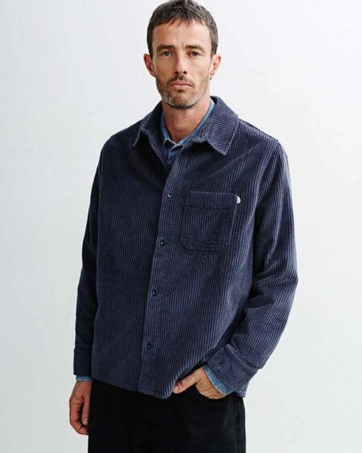 Produktseite: Rotholz Kord Hemd - Casual Shirt - aus biologisch angebauter Baumwolle