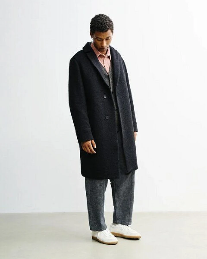 Rotholz Unisex Mantel Wool Formal Overcoat