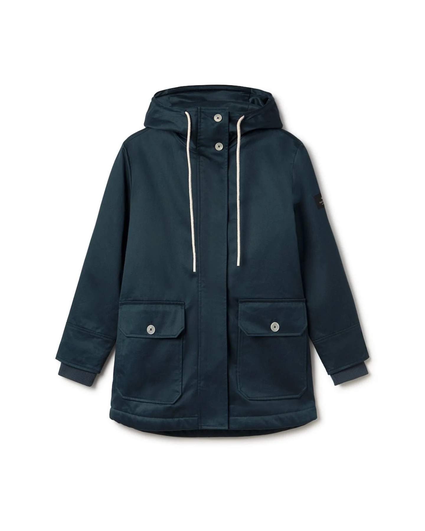 TWOTHIRDS Damen vegan Jacke Sandymount Canvas Navy – Ansicht 2