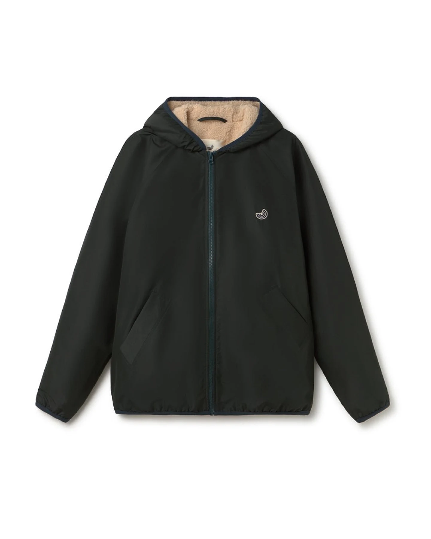 TWOTHIRDS Herren vegan Jacke Arou Dunkelgrün – Ansicht 2
