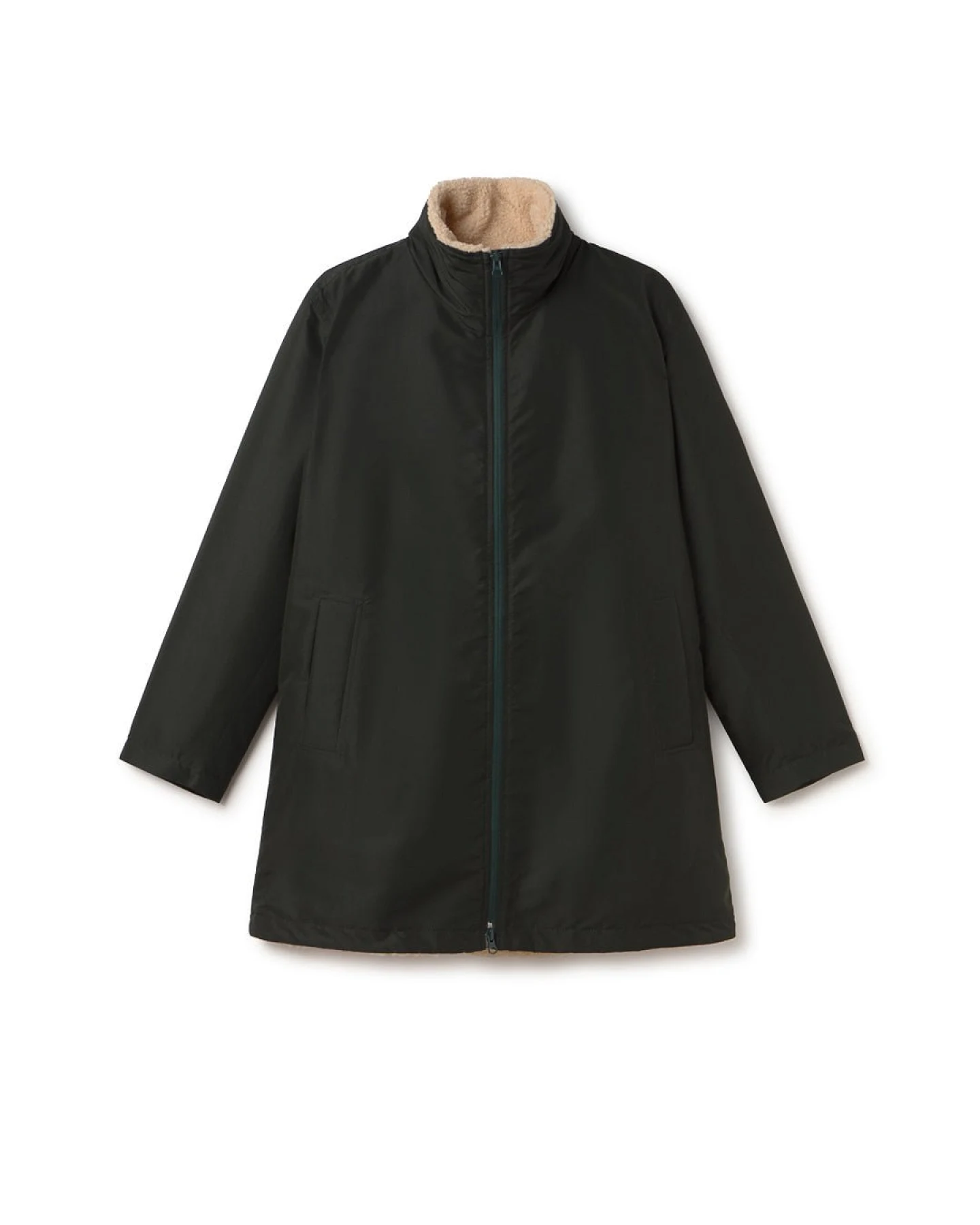TWOTHIRDS Damen vegan Jacke Zafiria Waldgrün – Ansicht 2