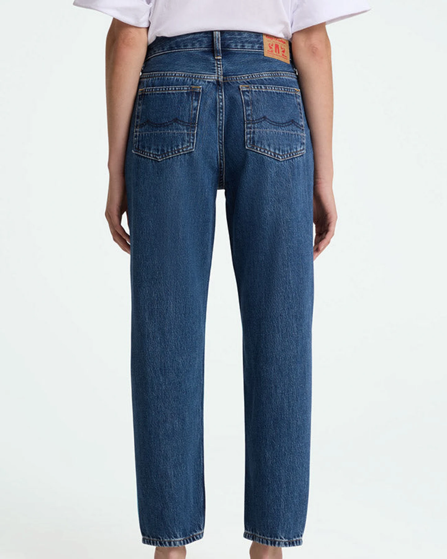 Kings of Indigo Damen vegan Jeans Caroline Lewisborow Mittelblau Gewaschen – Ansicht 2