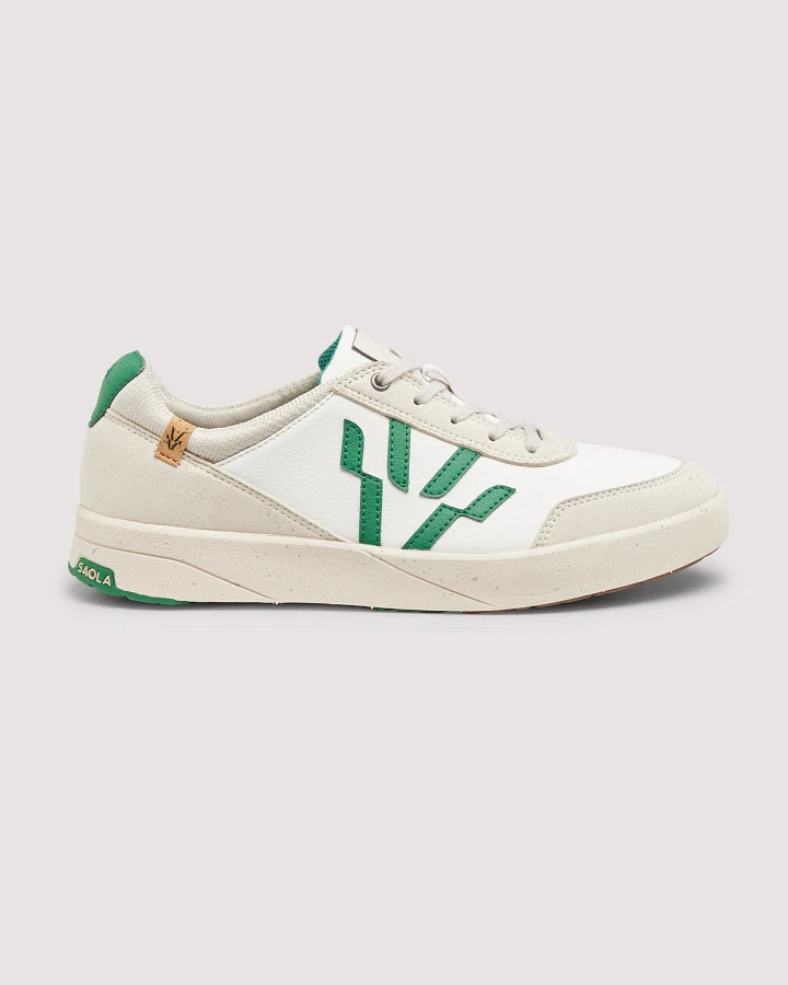 SAOLA Herren vegan Sneaker Herren Cali White/Forest