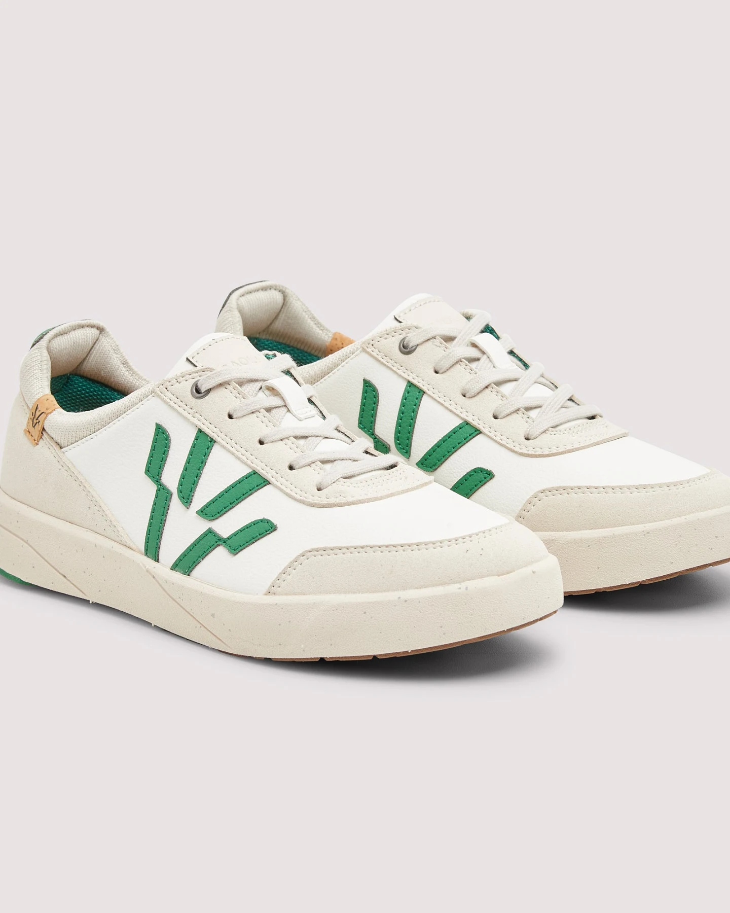 SAOLA Herren vegan Sneaker Herren Cali White/Forest – Ansicht 2