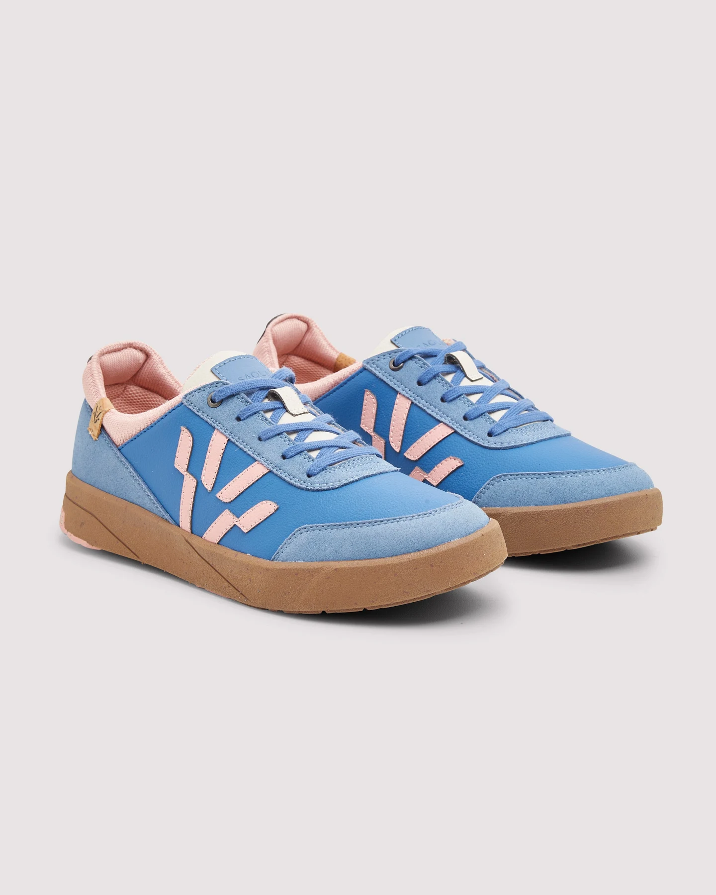 SAOLA Damen vegan Sneaker Damen In Cali Blue/Rose – Ansicht 2