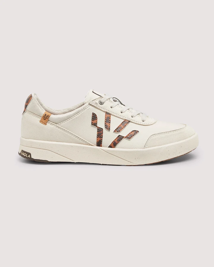 SAOLA Damen vegan Sneaker Damen In Den Farben Cali Sand Und Leopard