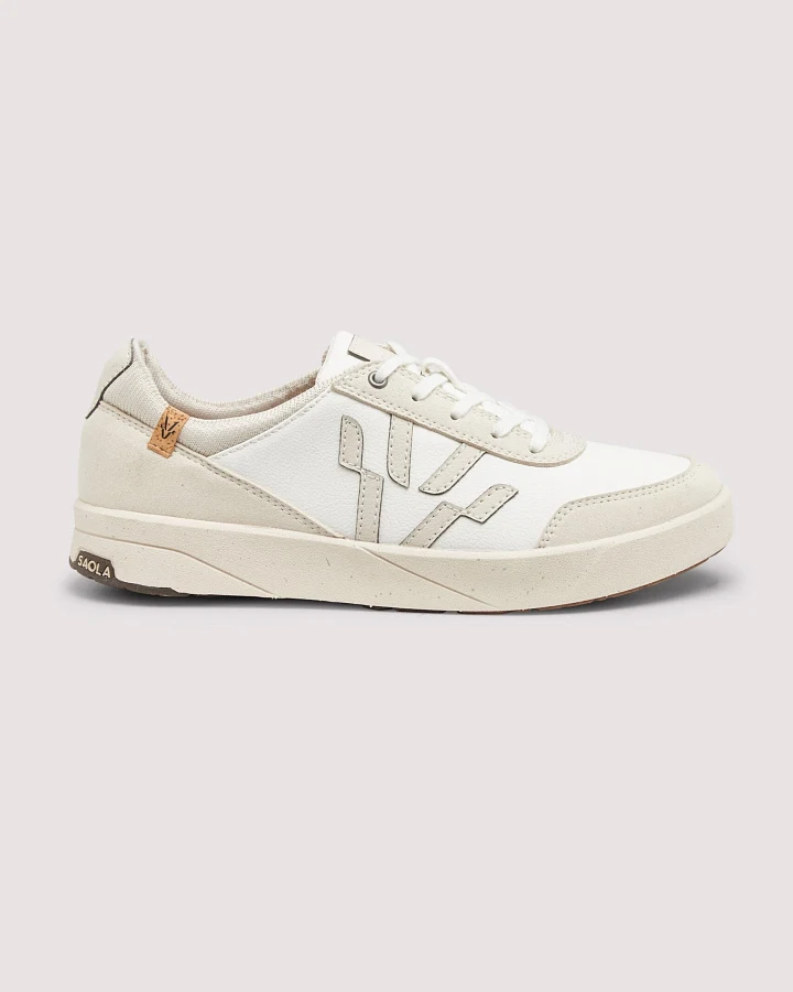 SAOLA Damen vegan Sneaker Damen In Cali White