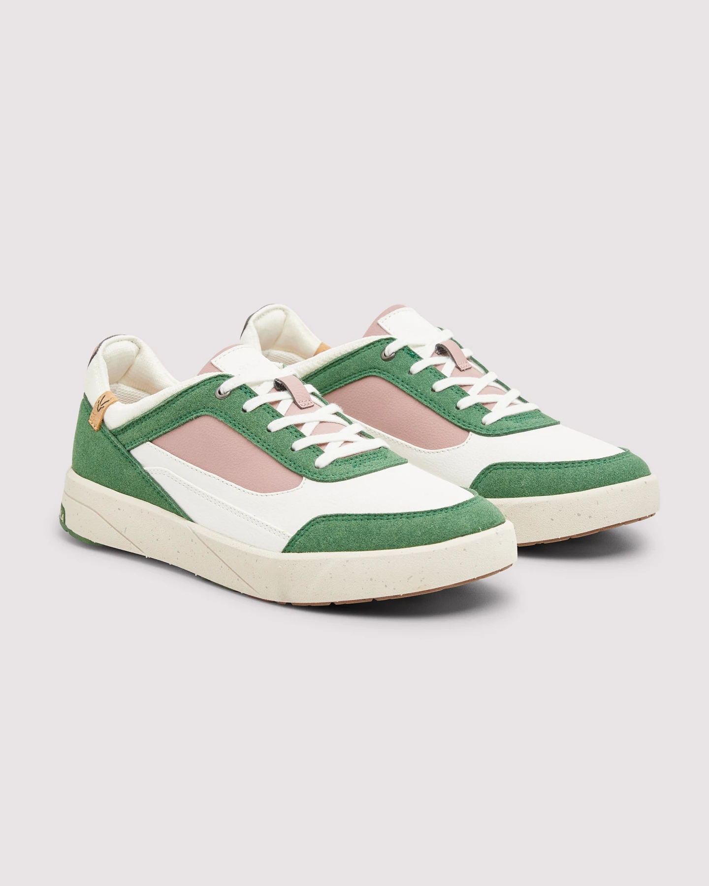 SAOLA Damen vegan Sneaker Damen Quito Grün/Rosa – Ansicht 2
