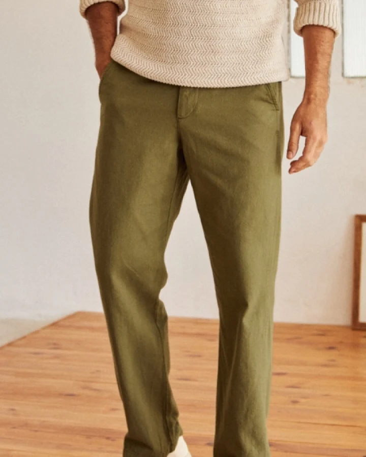 TWOTHIRDS Herren vegan Hose Vaqava Olive