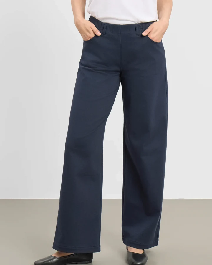 LAURIE Damen vegan Hose Donna Locker M/L Marineblau