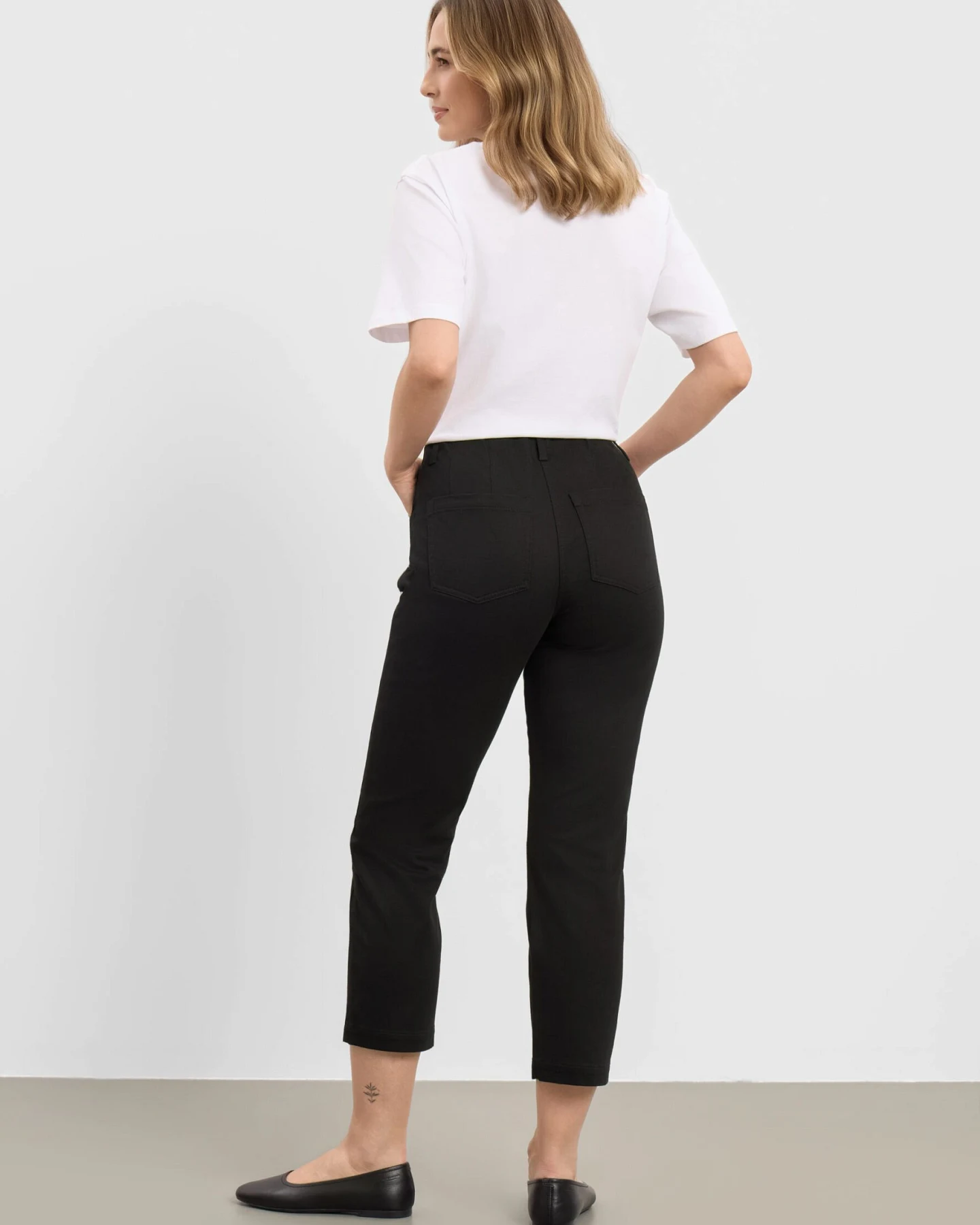 LAURIE Damen vegan Hose Patricia Regular Cl Schwarz – Ansicht 2