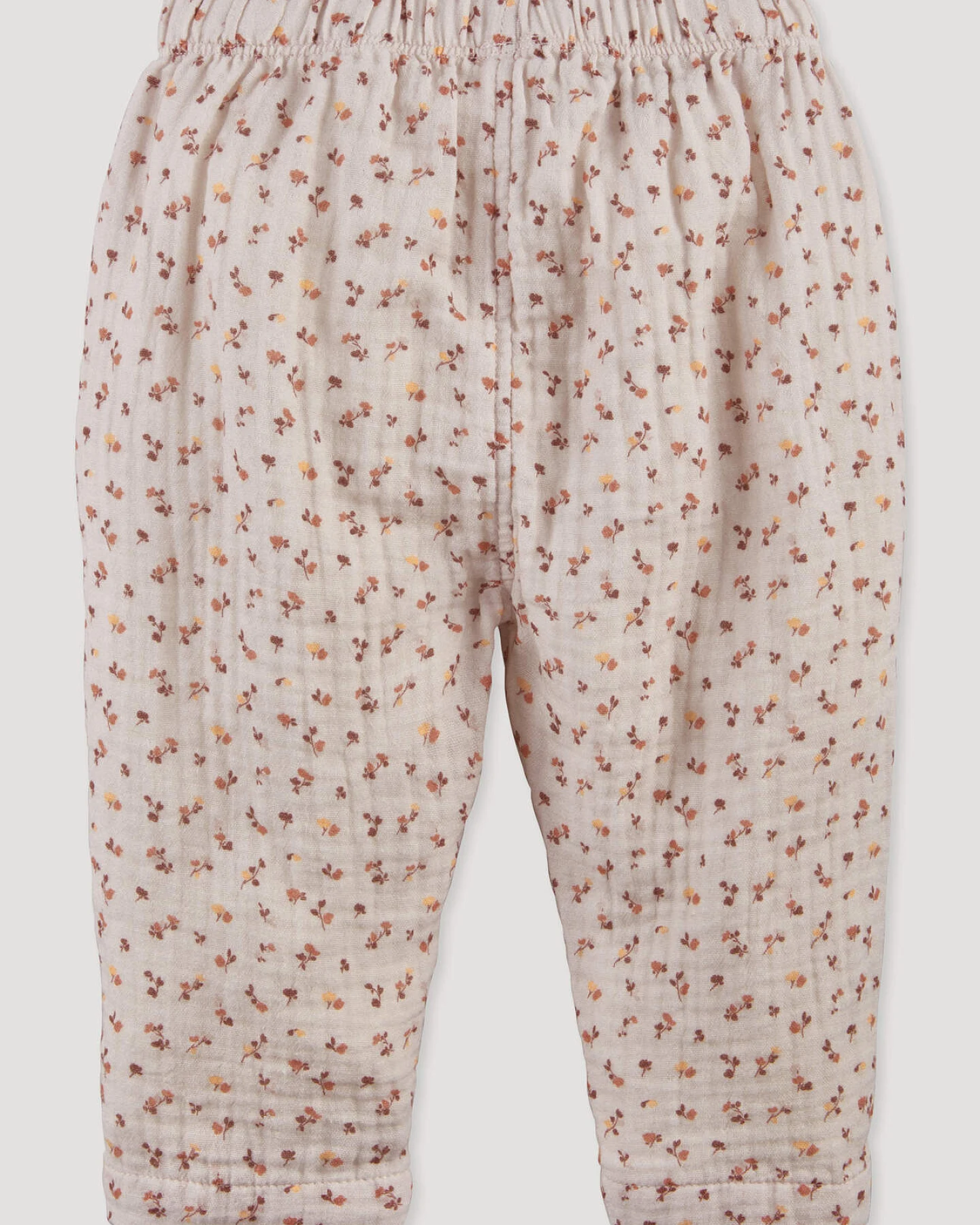 hessnatur Baby Musselin Hose aus Bio-Baumwolle - orange - Größe 74/80 – Ansicht 2