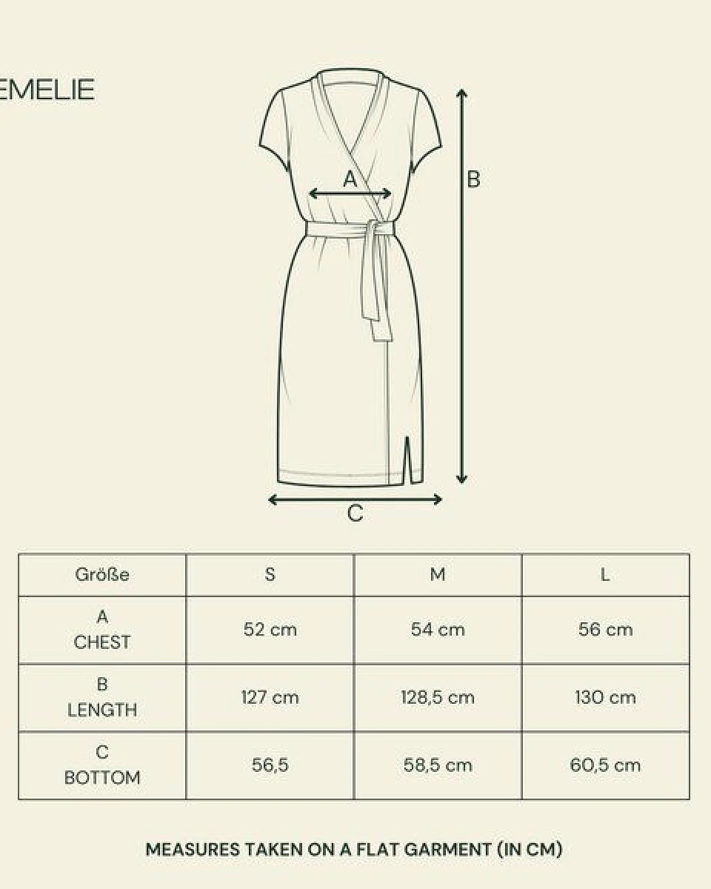 NORDLICHT Leinen Wickelkleid Emelie aus 100% Leinen – Ansicht 4