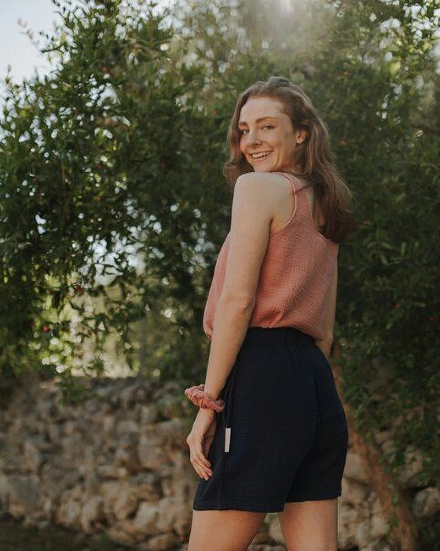 NORDLICHT Musselin Shorts aus 100% Bio-Baumwolle LEJA – Ansicht 3