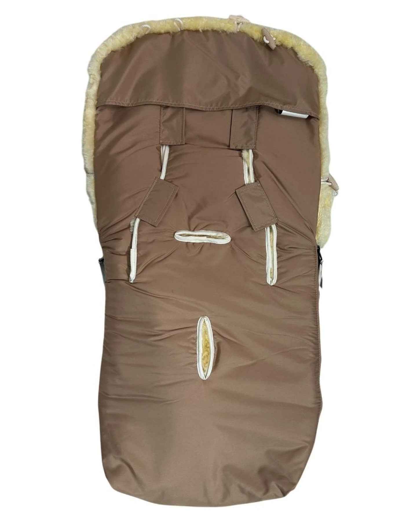 Kaiser Naturfellprodukte Fußsack Kinderwagen Lammfell "Coosy" cream ca. 85 x 45 cm – Ansicht 2