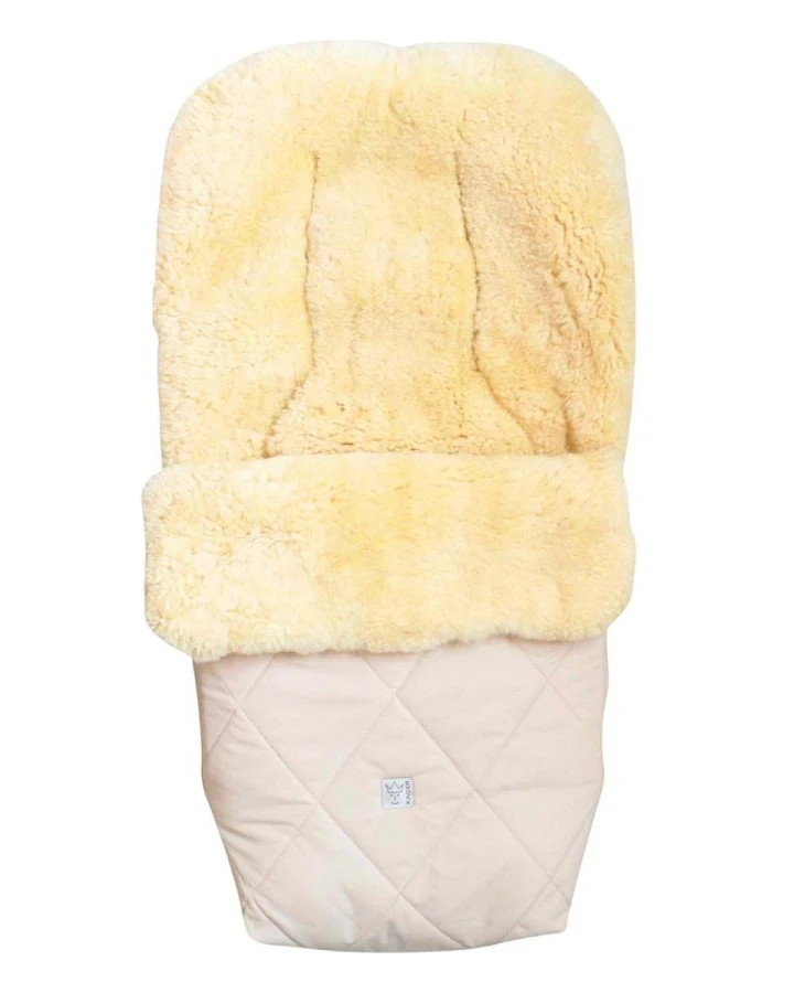 Kaiser Naturfellprodukte Fußsack Kinderwagen Lammfell "Coosy" cream ca. 85 x 45 cm