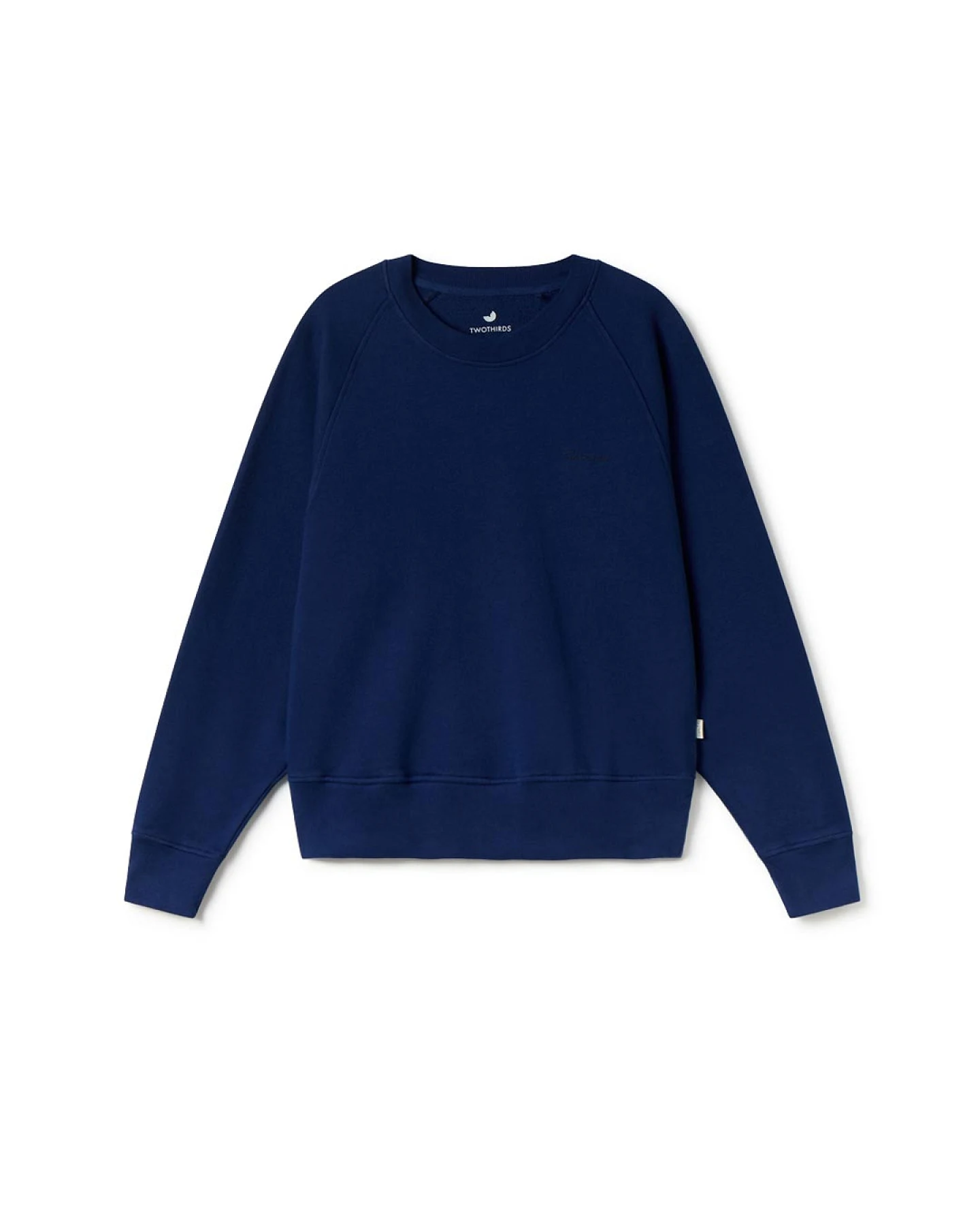 TWOTHIRDS Damen vegan Sweatshirt Leskov Kobaltblau – Ansicht 2