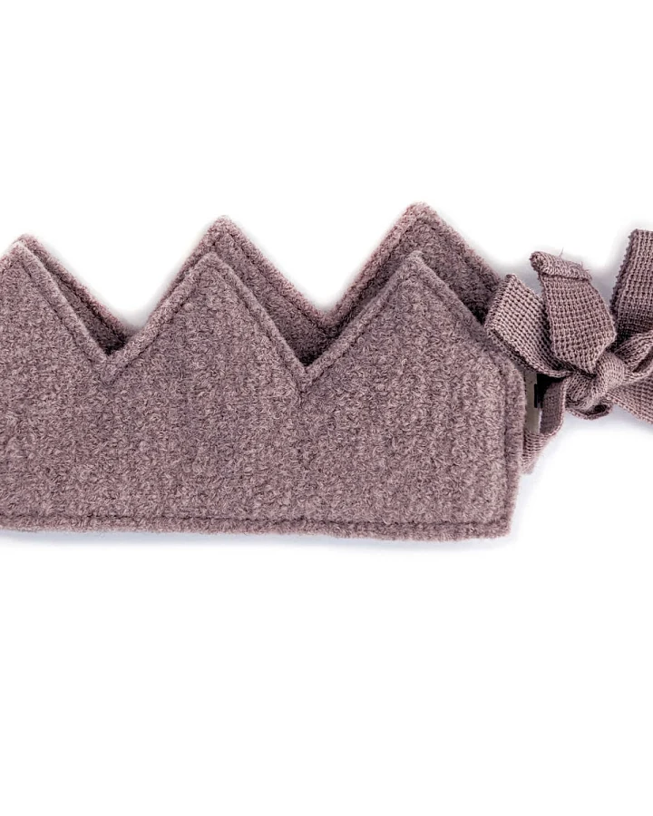Halfen Strickerei - Walk-Krone "Geburtstag" mauve