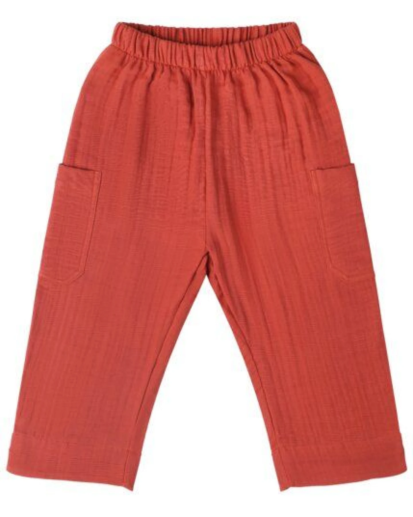 Mababu Zweifarbige Musselin-Hose – Ansicht 3